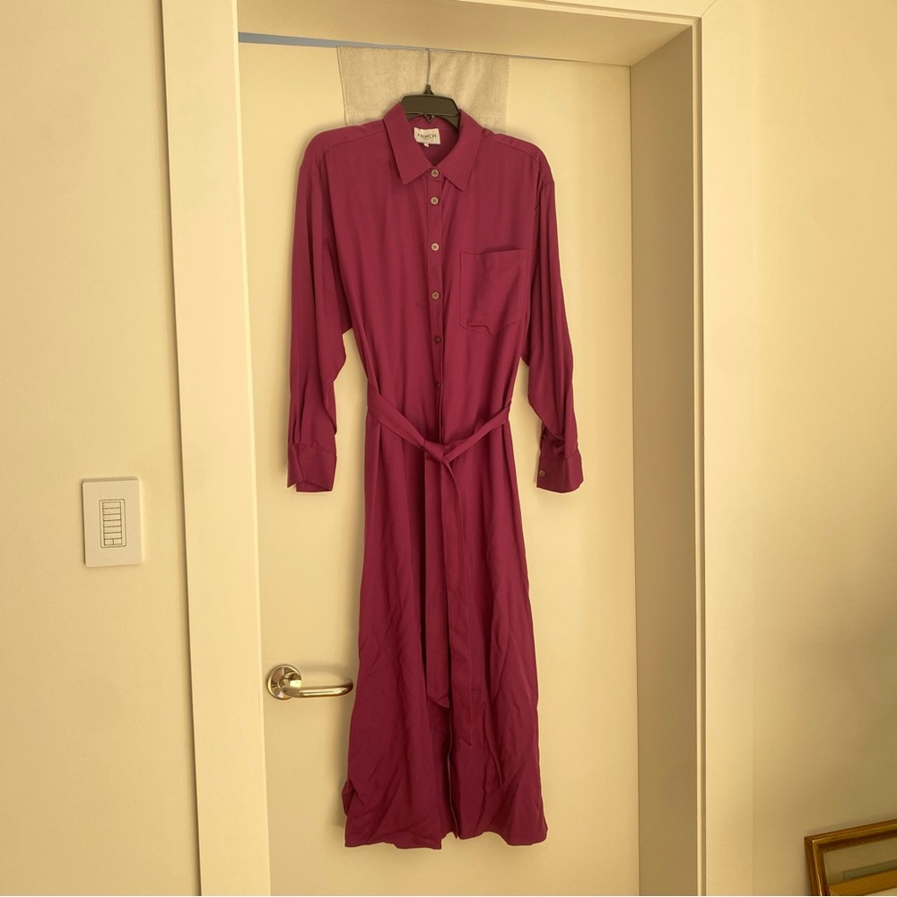 Purple Shirt Dress